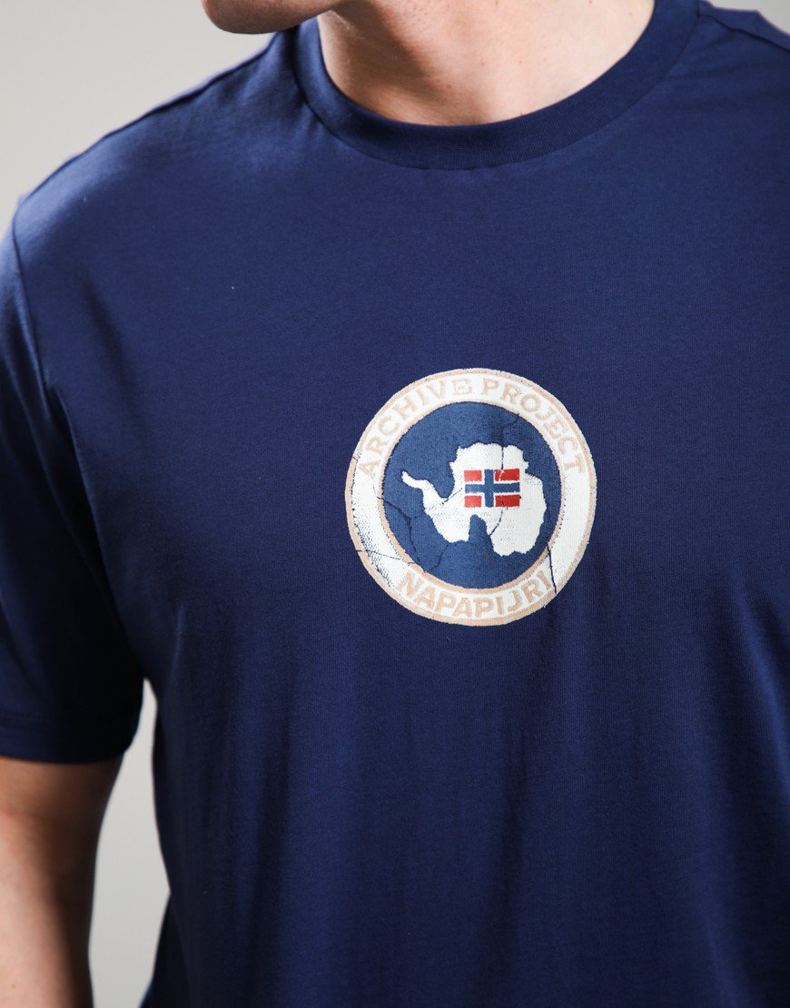Napapijri S-Phos T-Shirt Naval Acade B2Q