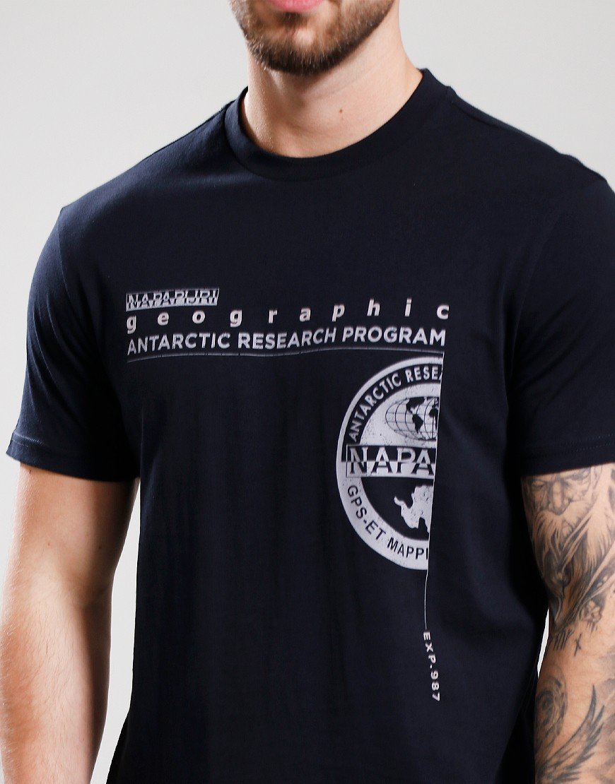 Men’s Short Sleeve T-Shirt Napapijri S-Premium Ss Black