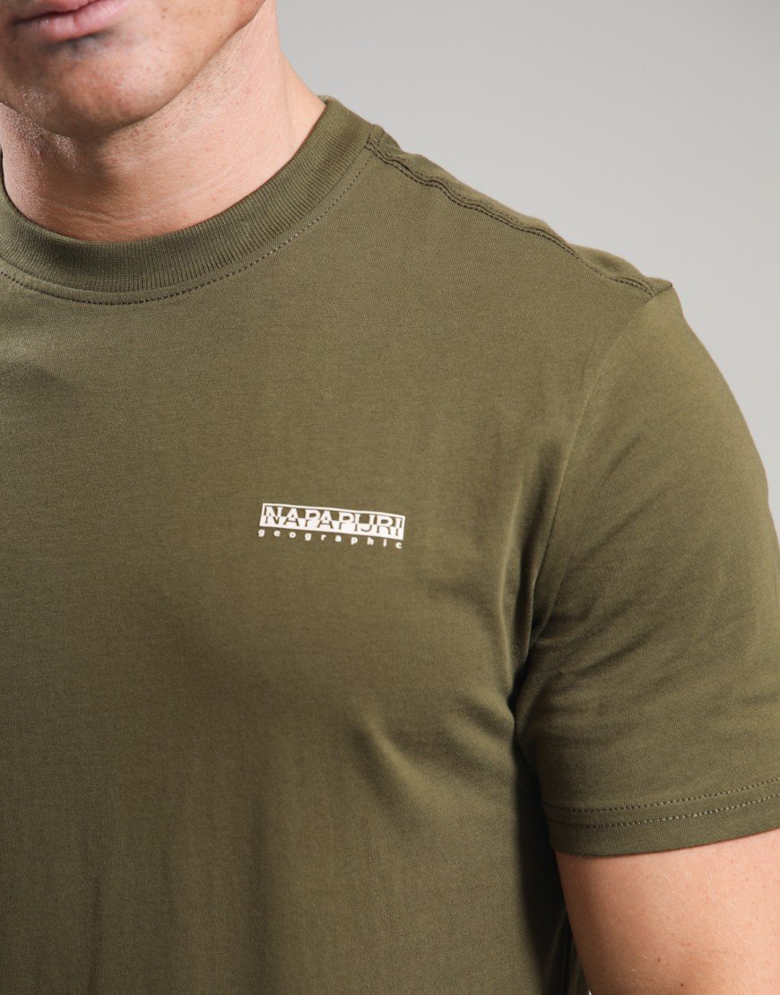 Napapijri S-Small Box T-Shirt Dark Olive G3A