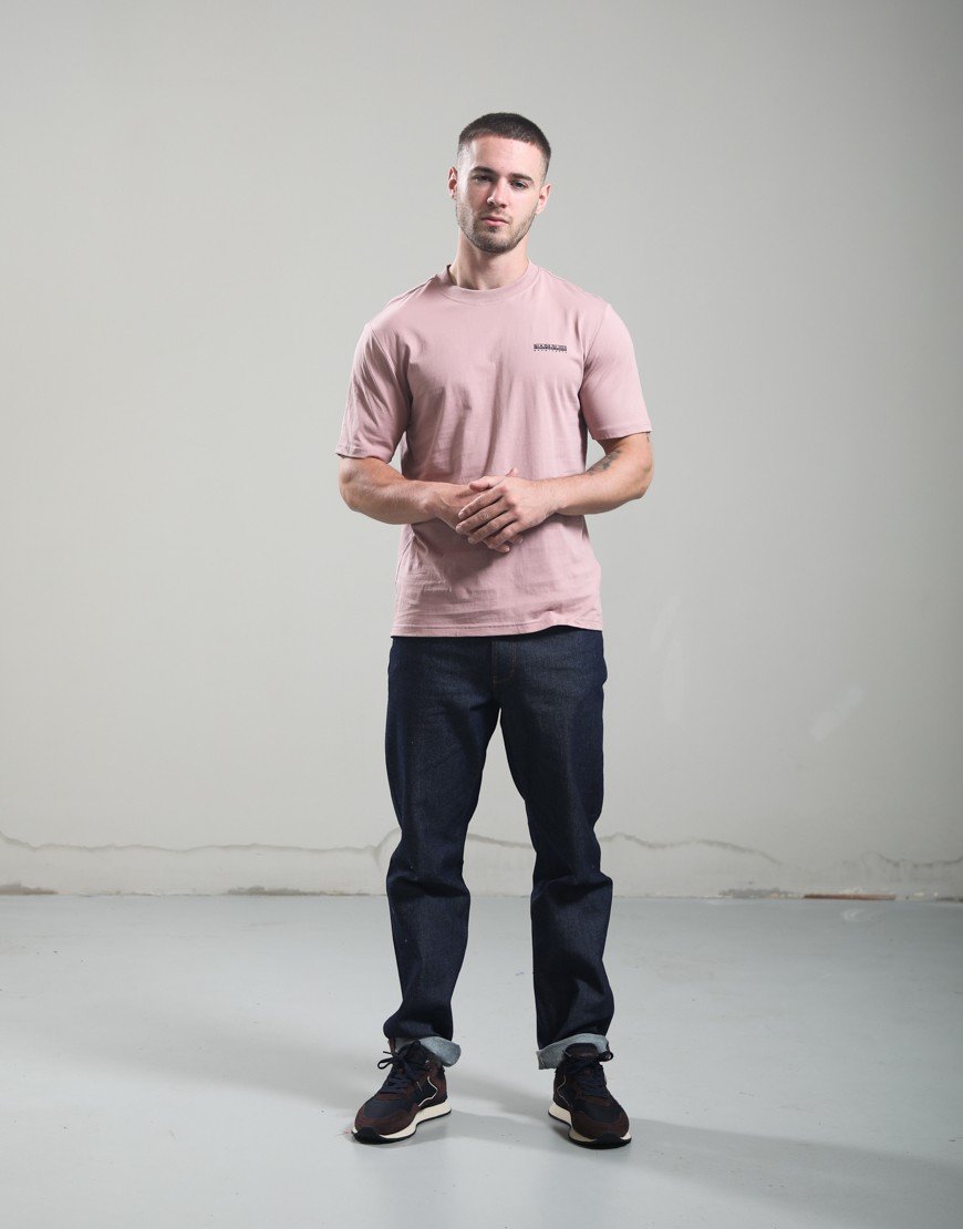 Napapijri S-Small Box T-Shirt Pink Woodrose
