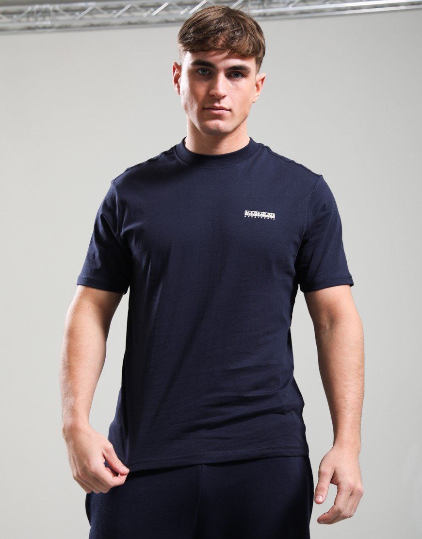 Napapijri S-Small Box T-Shirt Blu Marine
