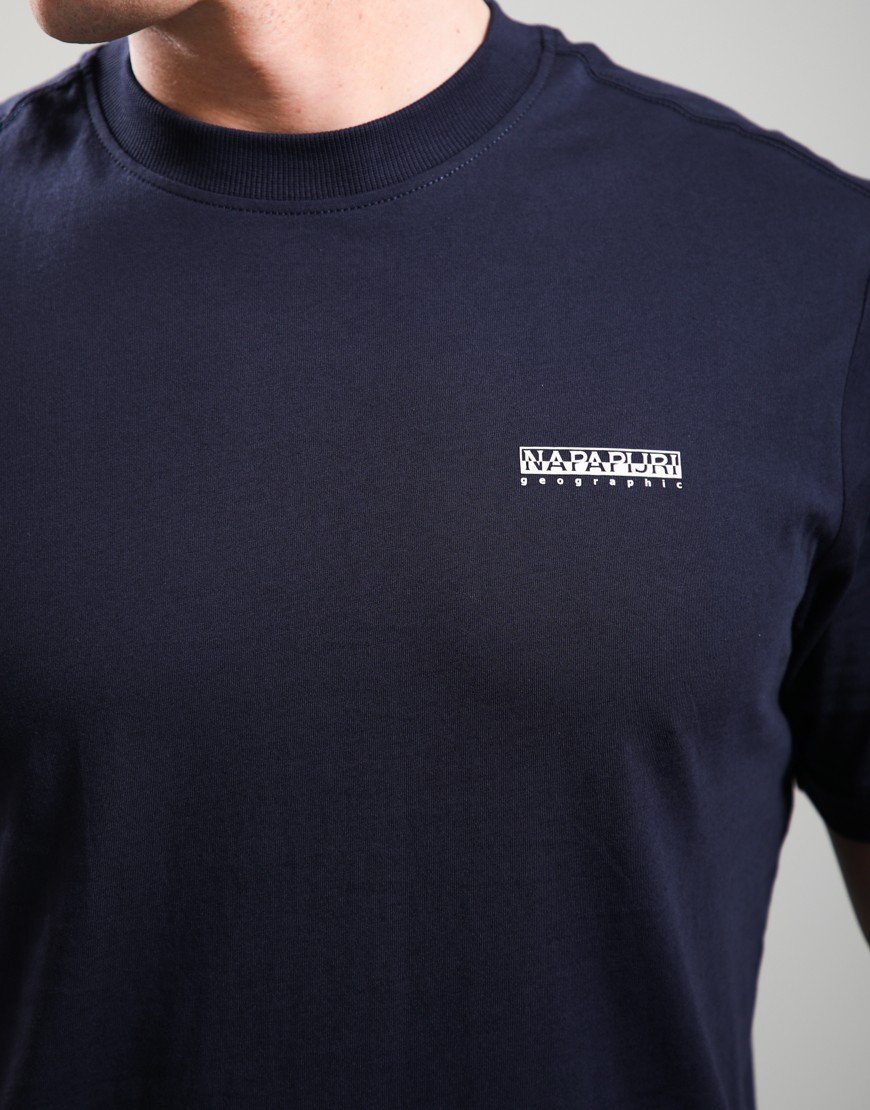 Napapijri S-Small Box T-Shirt Blu Marine