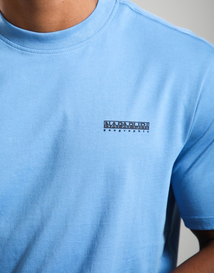 Napapijri S-Small Box T-Shirt Blue Jasper B9A