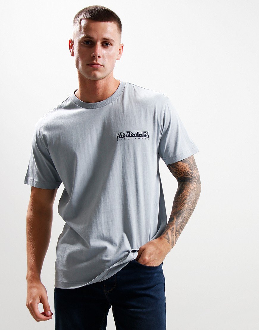 Napapijri S-Telemark 1 T-Shirt Gray Quarry