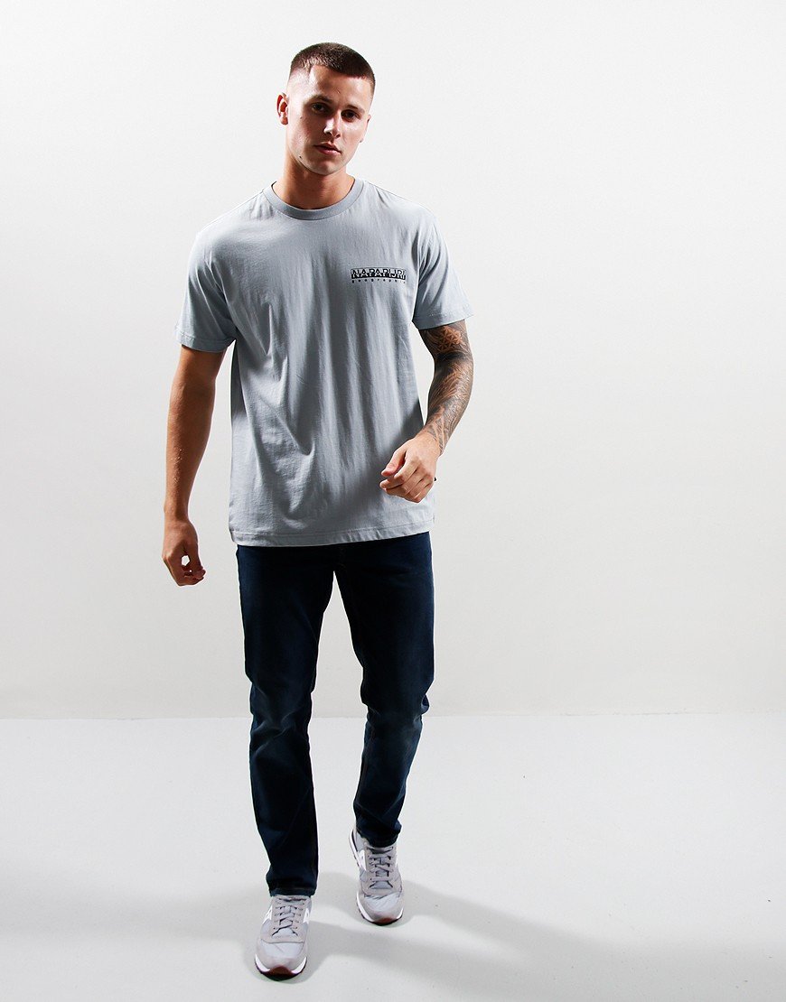 Napapijri S-Telemark 1 T-Shirt Gray Quarry