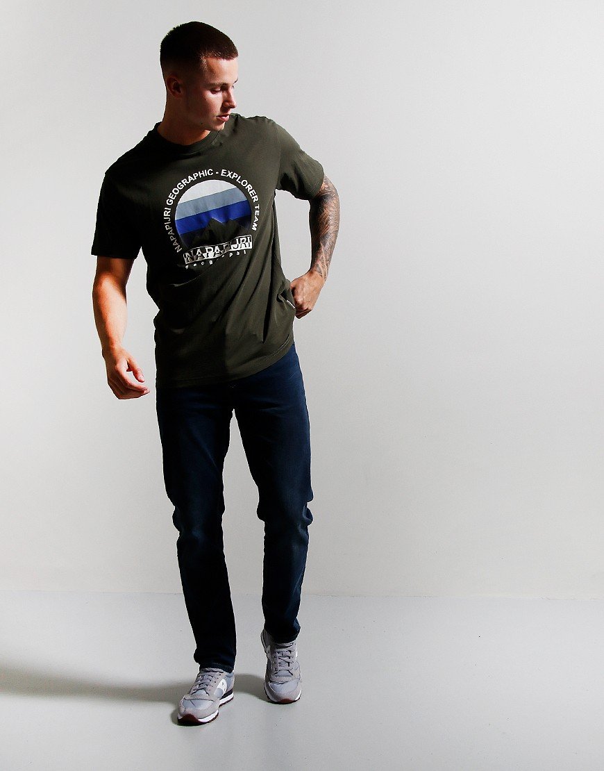 Napapijri S-Telemark 1 T-Shirt Green Depths