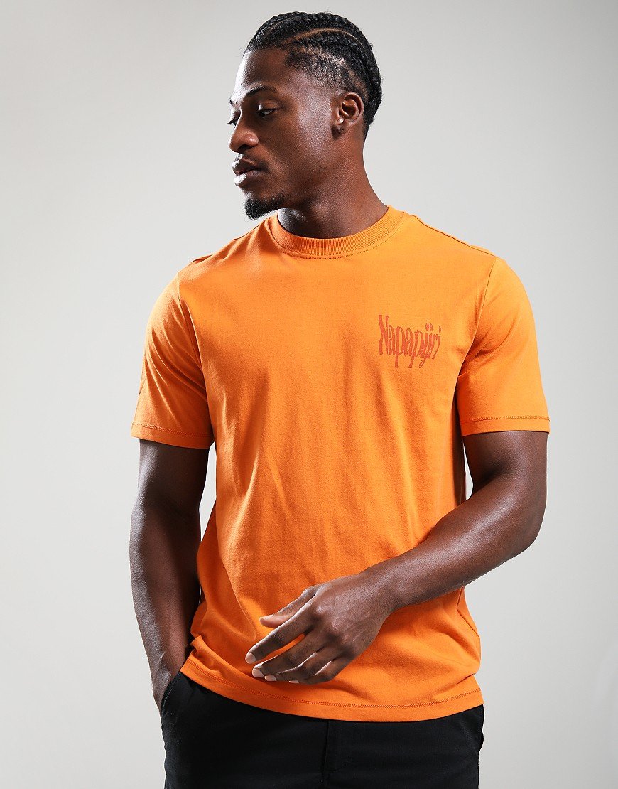 Napapijri S-Turrach T-Shirt Orange Pumpkin