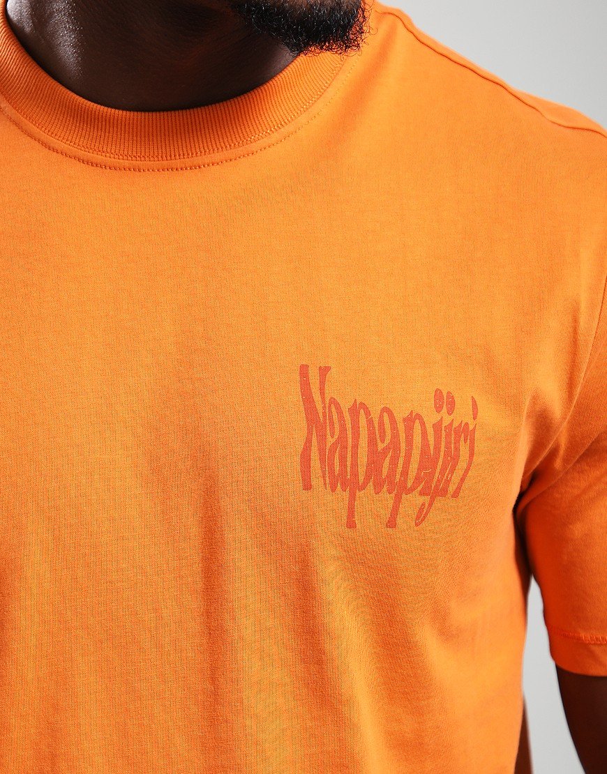 Napapijri S-Turrach T-Shirt Orange Pumpkin