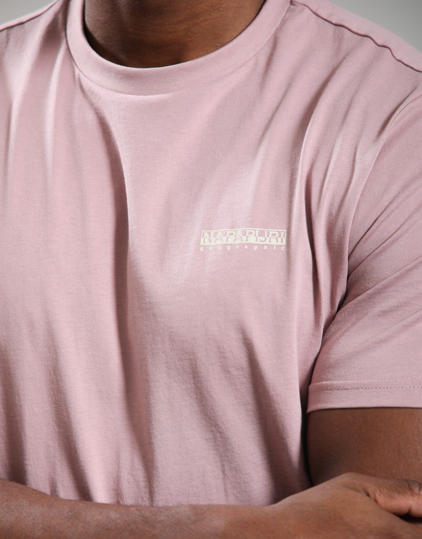 Napapijri S-Yose T-Shirt Pink Woodrose