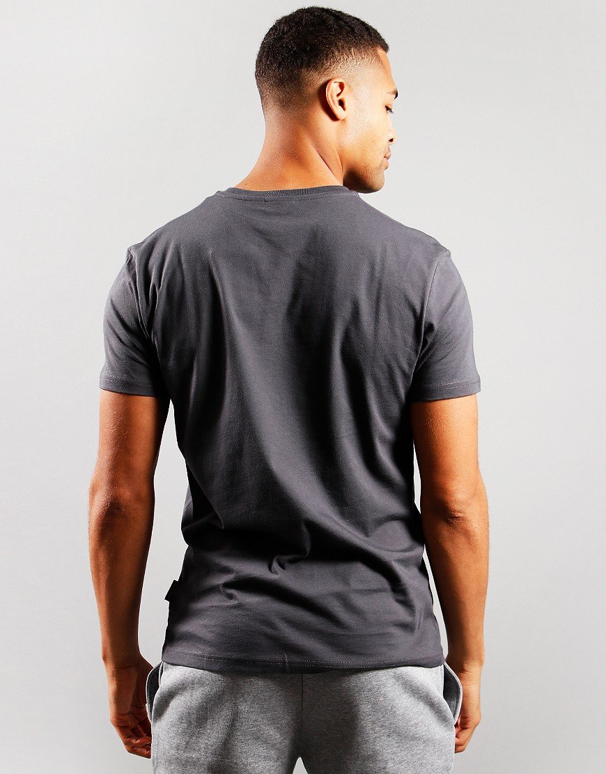 Napapijri Salis C T-Shirt Dark Grey Solid
