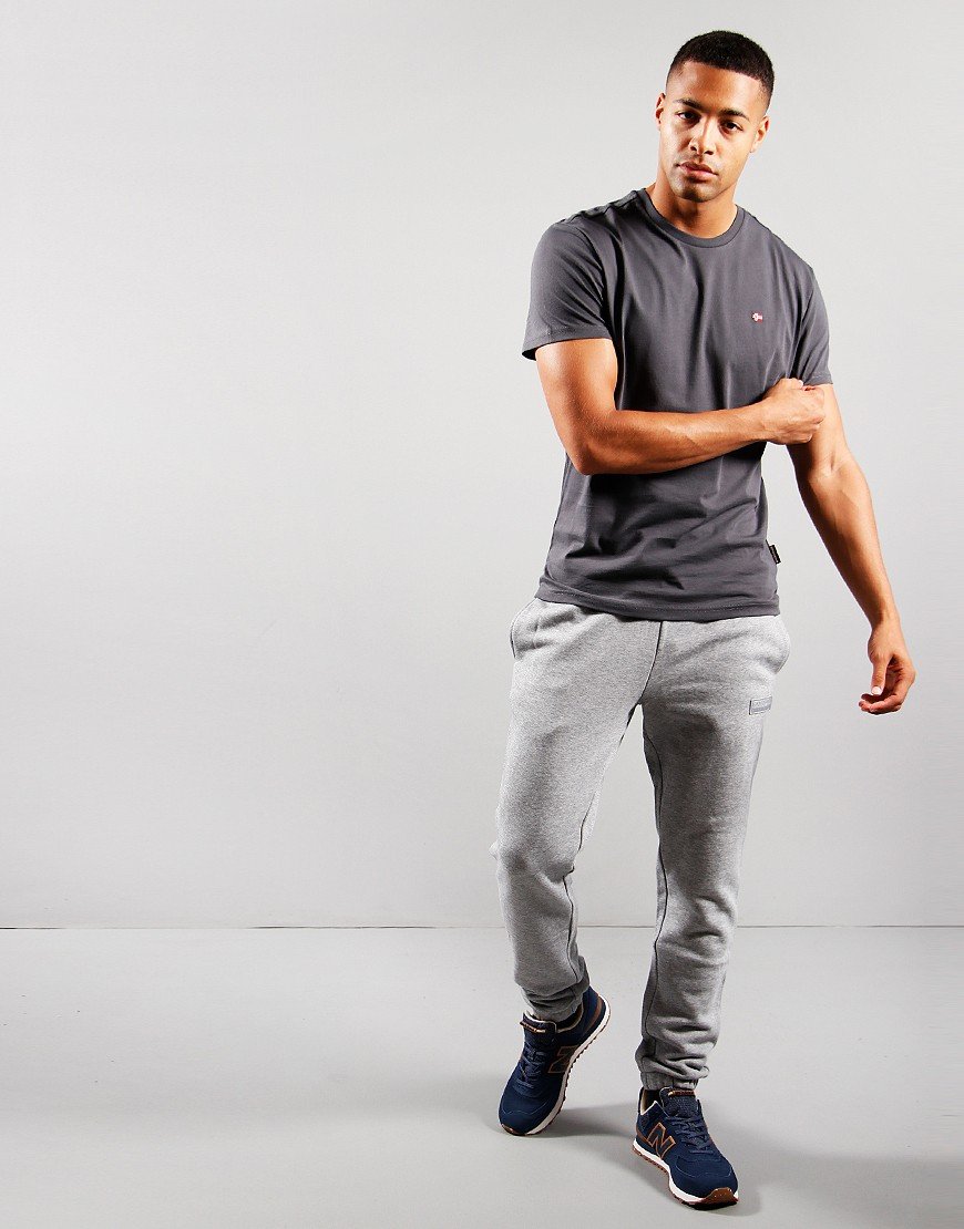 Napapijri Salis C T-Shirt Dark Grey Solid
