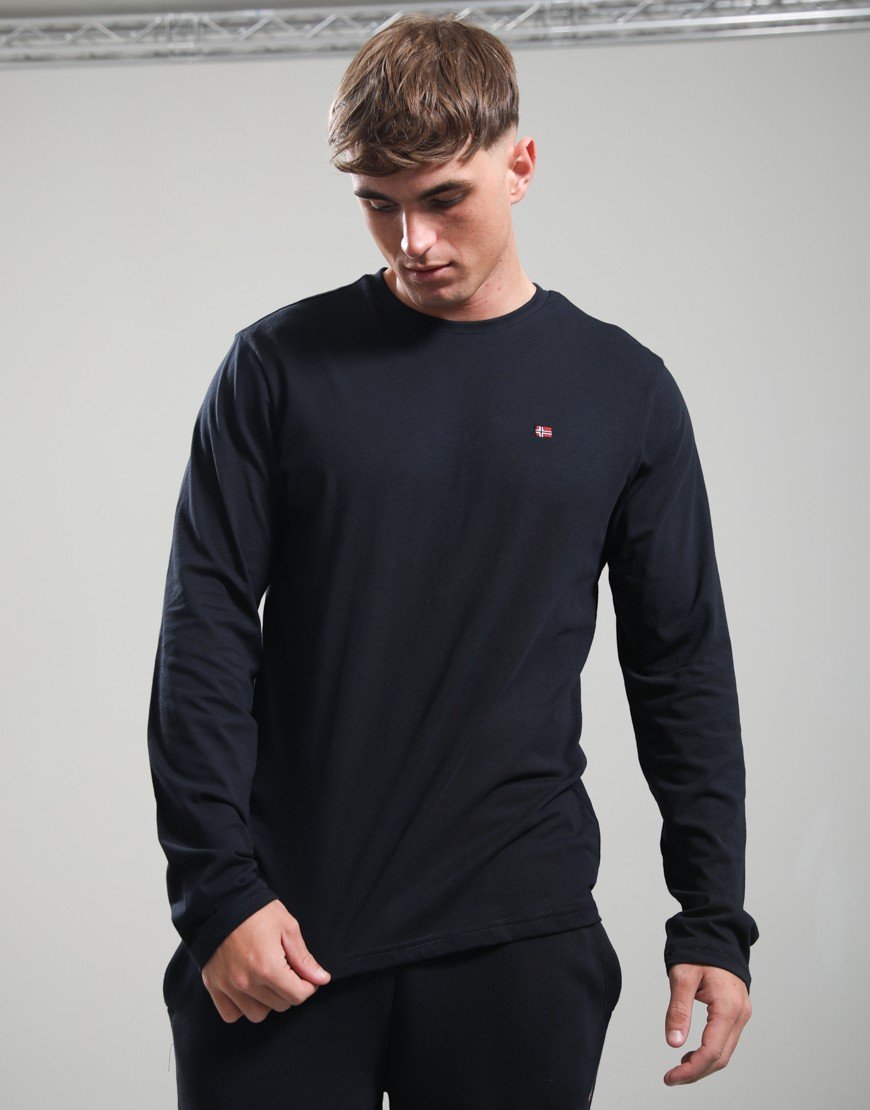 Napapijri Salis Long Sleeve T-Shirt Black