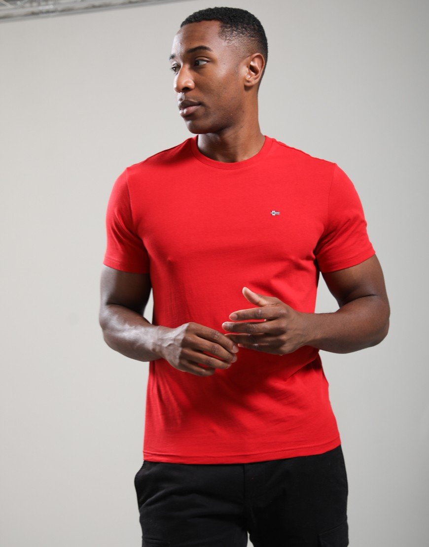 Napapijri Salis Summer T-Shirt Haute Red