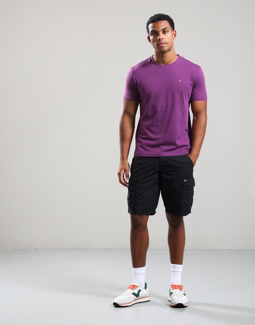 Napapijri Salis Summer T-Shirt Purple PaSS Vaa