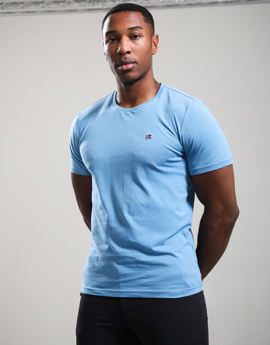 Napapijri Salis Summer T-Shirt Cyaneus B9E