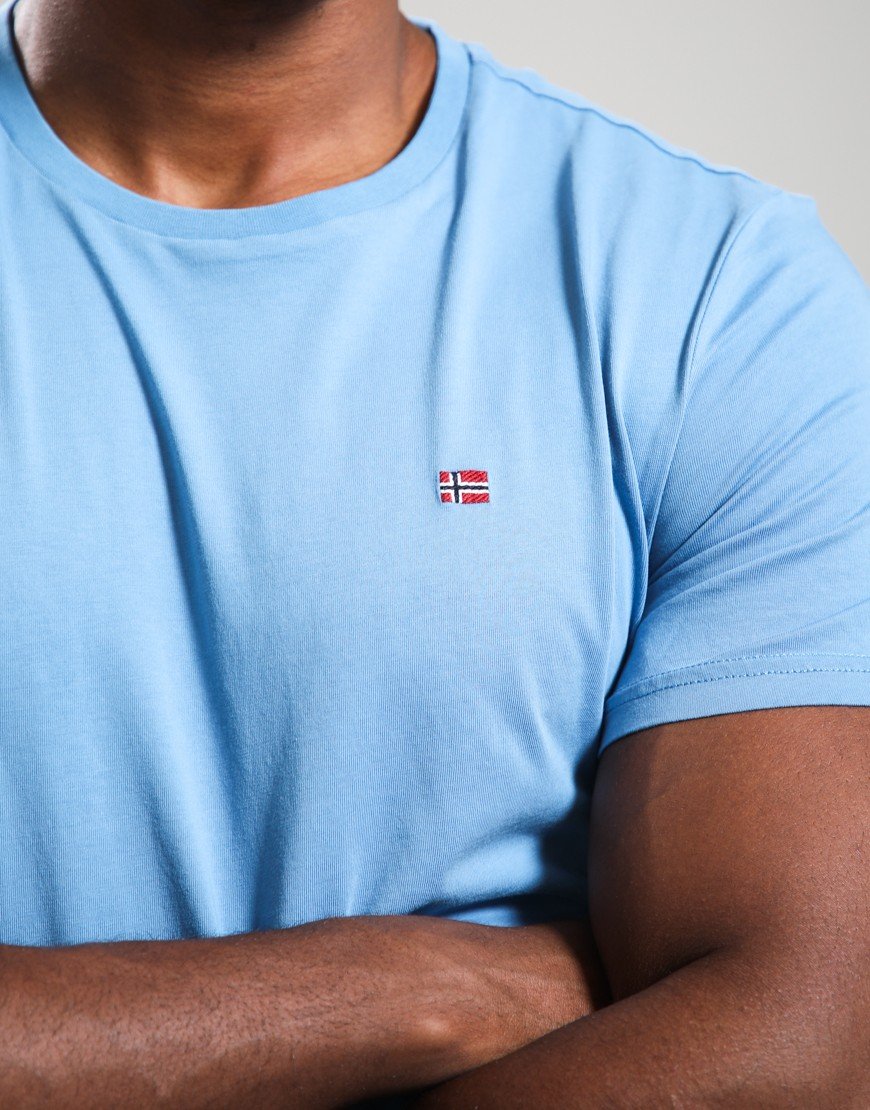 Napapijri Salis Summer T-Shirt Cyaneus B9E