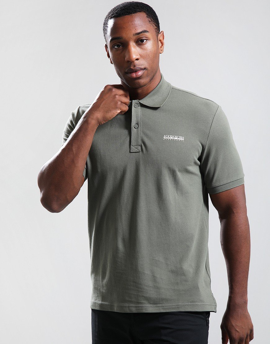 Napapijri E-Small Box Polo Shirt Tea Leaf