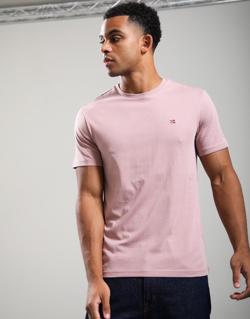Napapijri Salis Summer T-Shirt Pink Woodrose