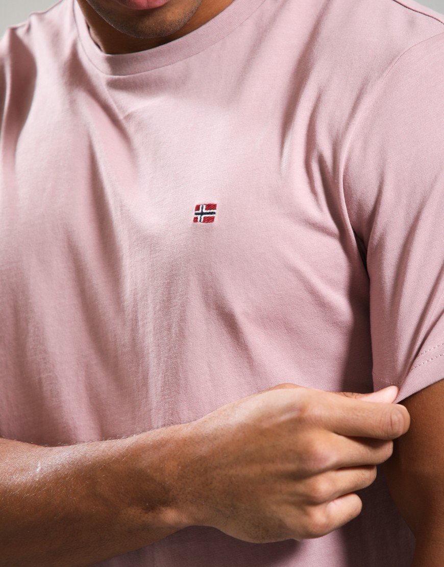 Napapijri Salis Summer T-Shirt Pink Woodrose