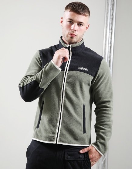 Napapijri T-Dergana Full Zip Fleece Tea Leaf