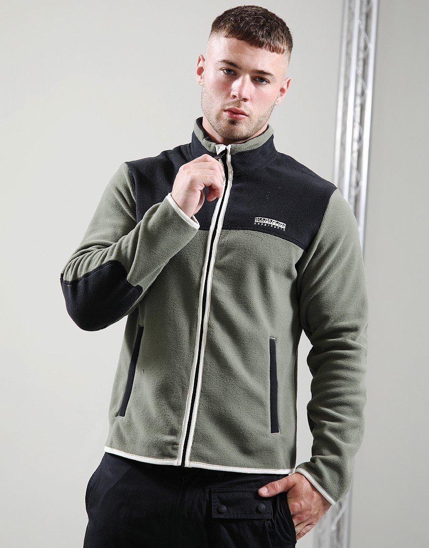 Napapijri T-Dergana Full Zip Fleece Tea Leaf