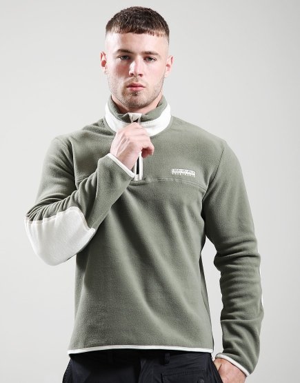 Napapijri T-Dergana Half Zip Fleece Tea Leaf