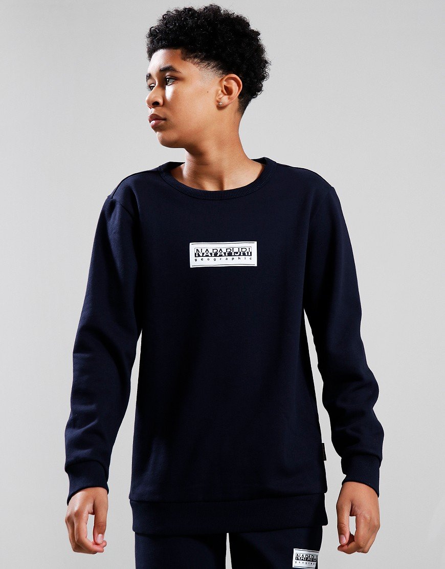 Napapijri Kids B-Chamois Crew Sweat Blu Marine