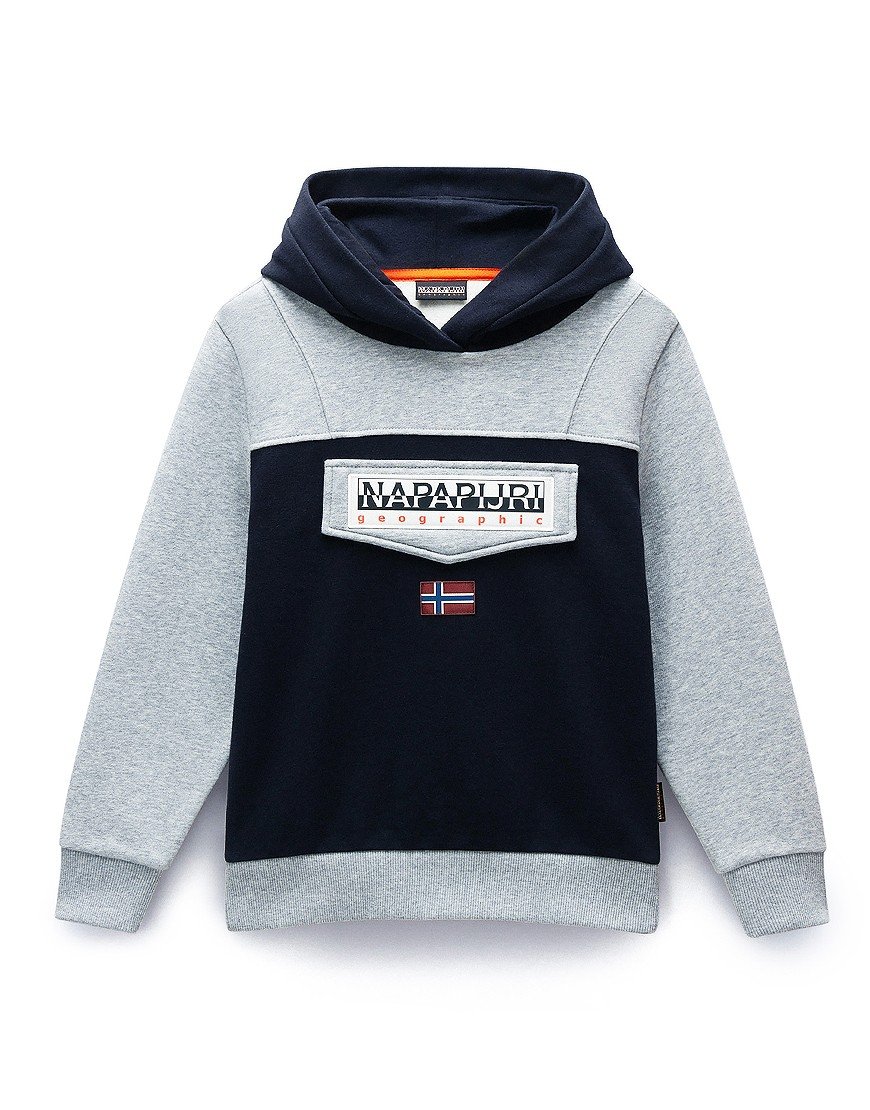 Napapijri Kids Burgee Winter 3 Colour Block Hoodie MH5