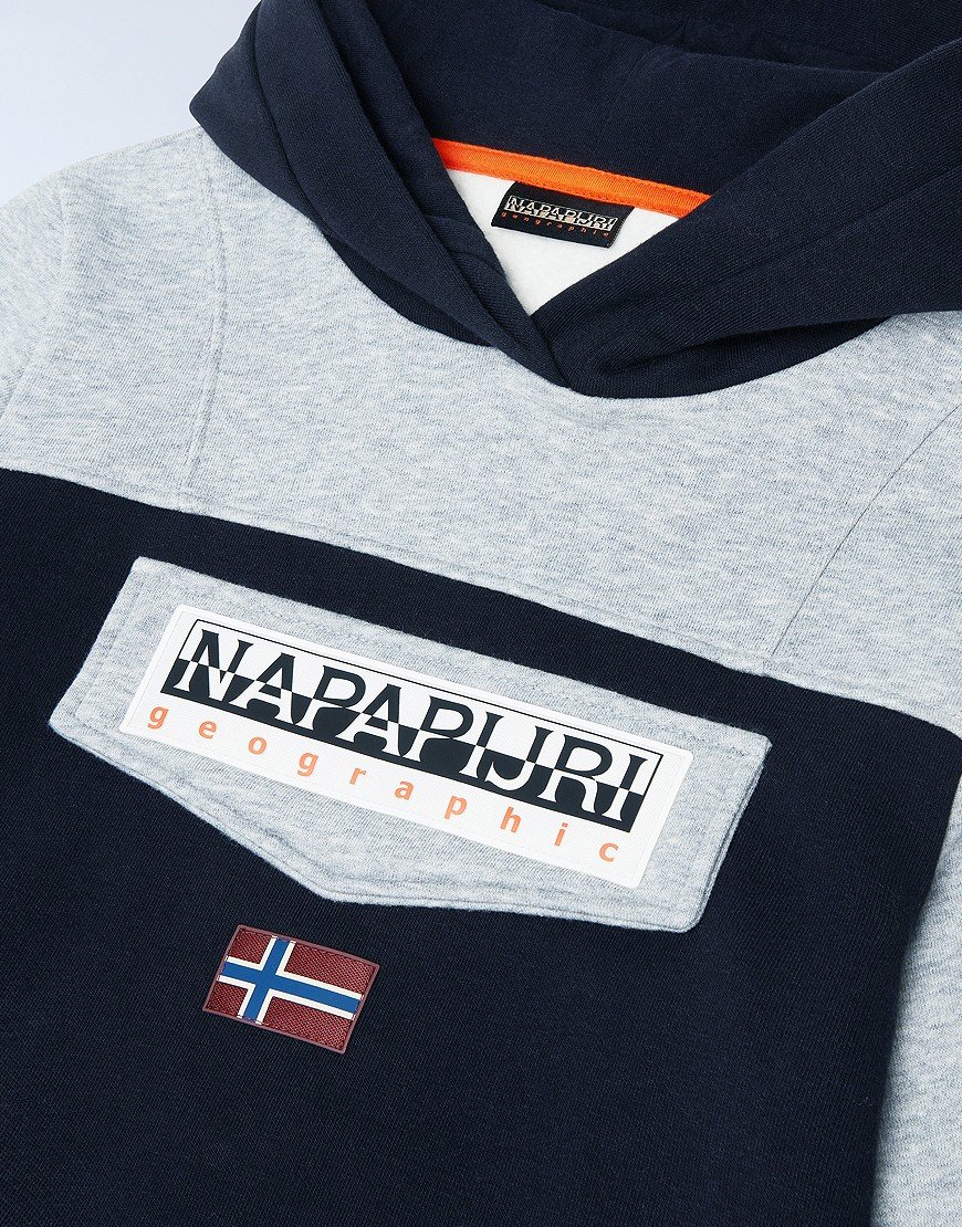 Napapijri Kids Burgee Winter 3 Colour Block Hoodie MH5