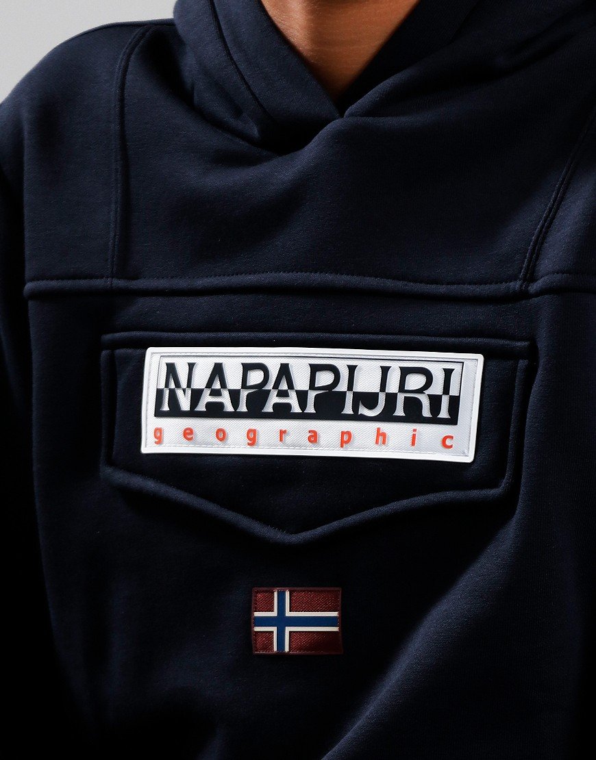 Napapijri Kids Burgee Winter 3 Hoodie Black Napapijri Kids Burgee Winter 3 Hoodie Black