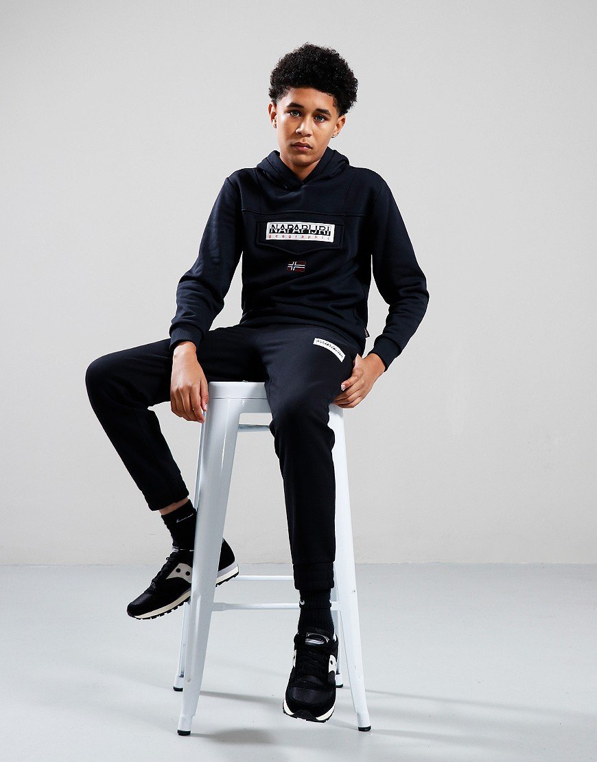 Napapijri Kids Burgee Winter 3 Hoodie Black Napapijri Kids Burgee Winter 3 Hoodie Black