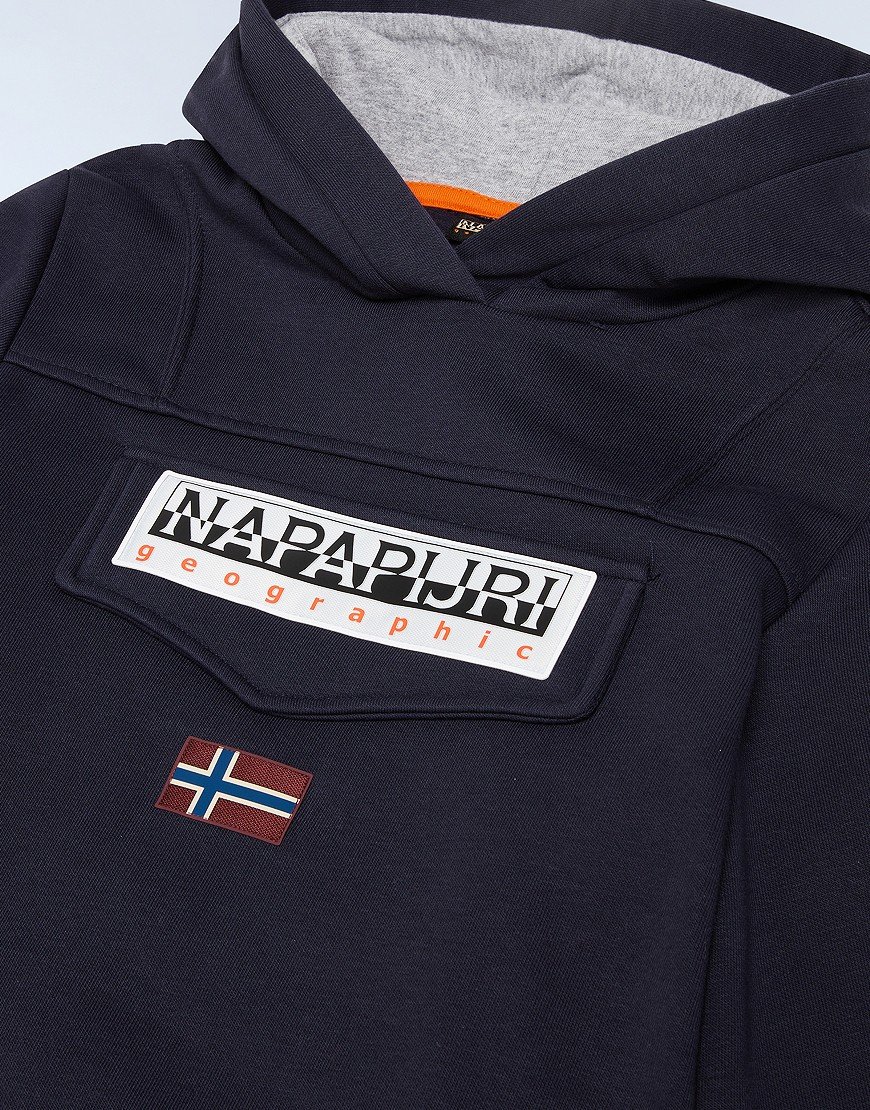 Napapijri Kids Burgee Winter 3 Hoodie Blu Marine