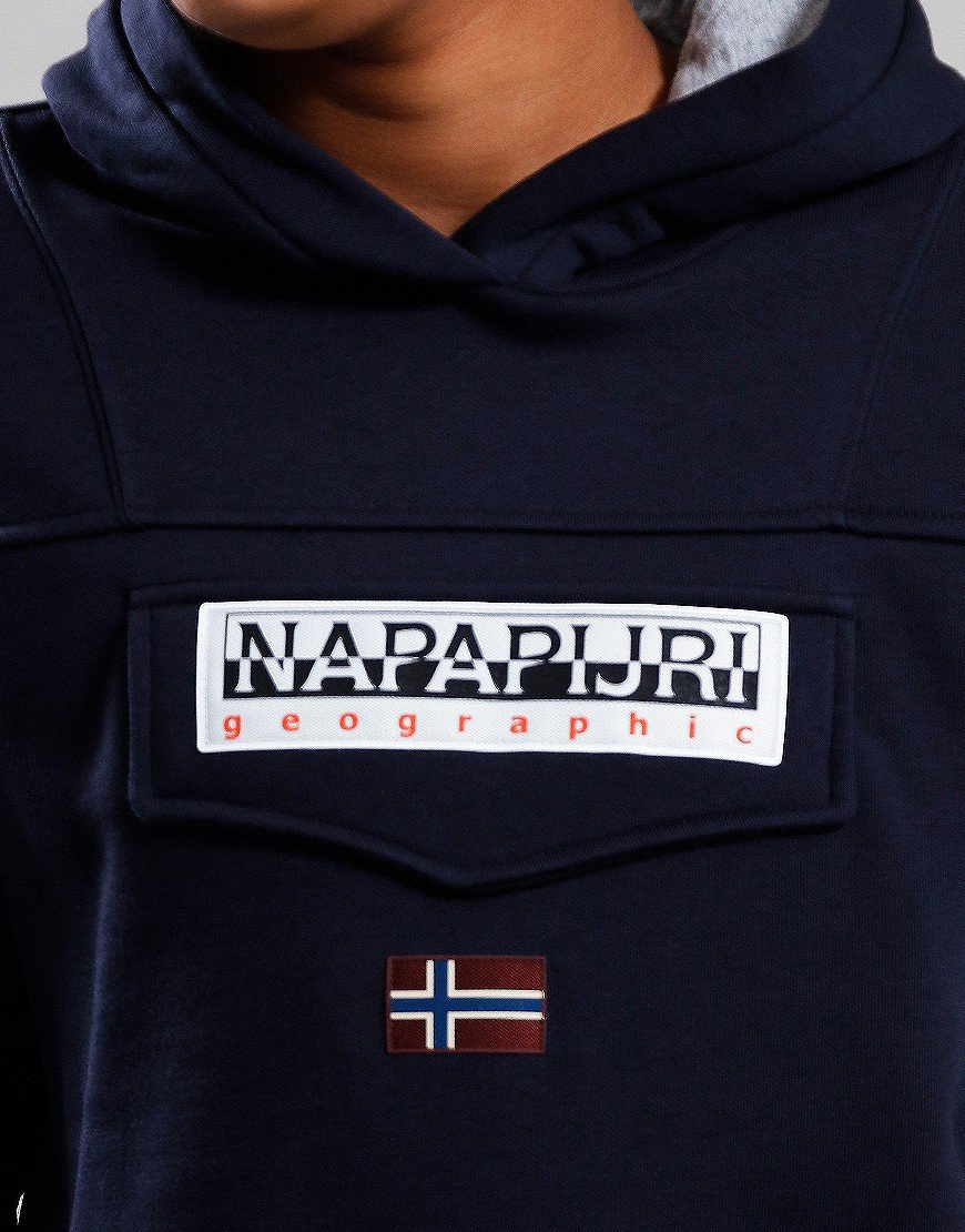 Napapijri Kids Burgee Winter 3 Hoodie Blu Marine Napapijri Kids Burgee Winter 3 Hoodie Blu Marine