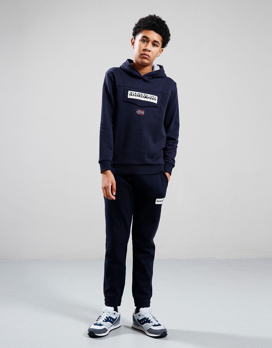 Napapijri Kids Burgee Winter 3 Hoodie Blu Marine Napapijri Kids Burgee Winter 3 Hoodie Blu Marine