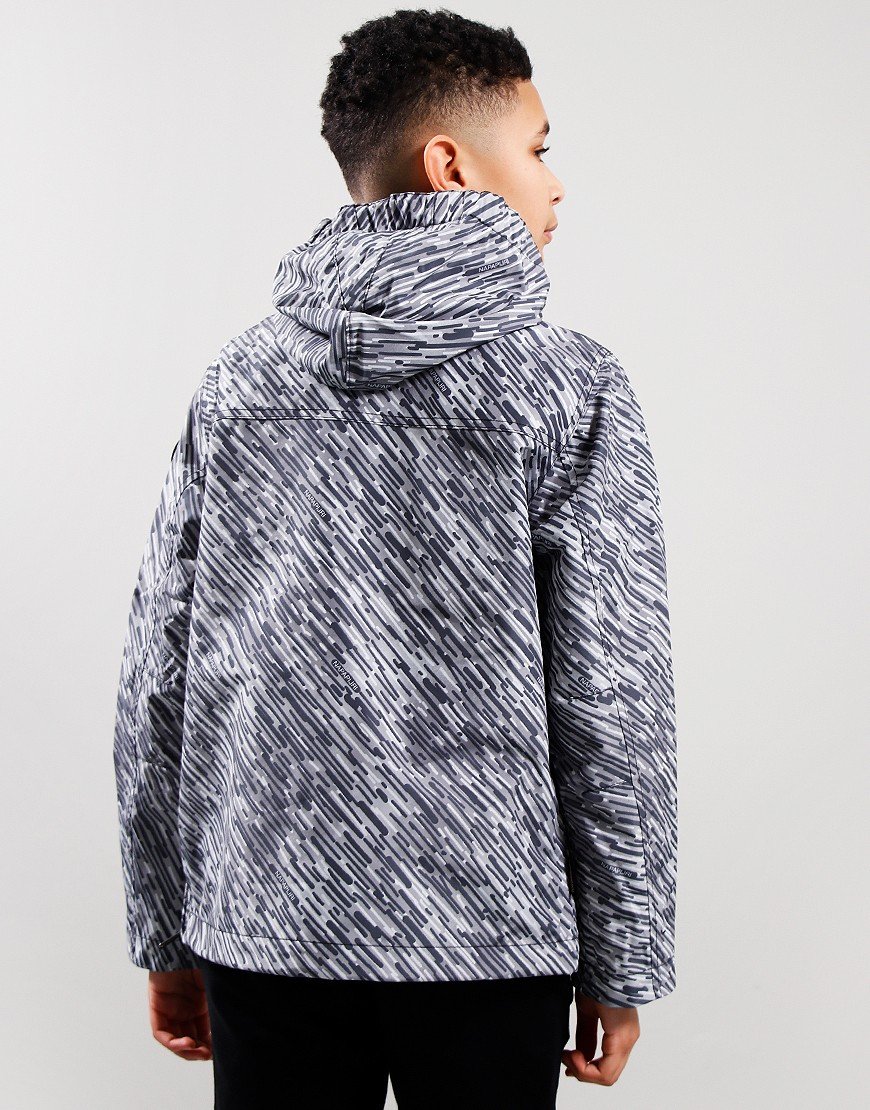 Napapijri Kids Rainforest All Over Print Jacket Stripe Camo