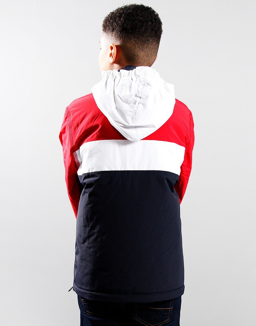 Napapijri Kids Rainforest Colour Block Jacket Blu Marine