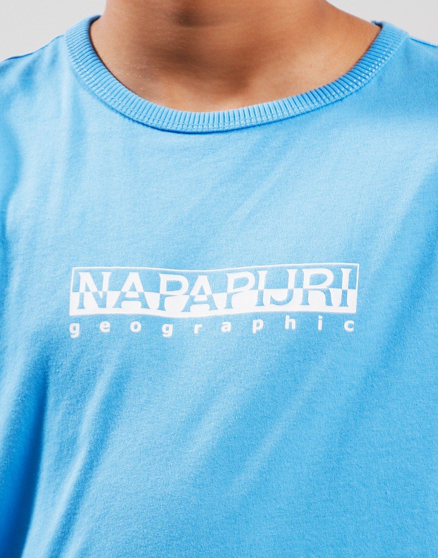 Napapijri Kids S-Box 1 T-Shirt Blue Azure