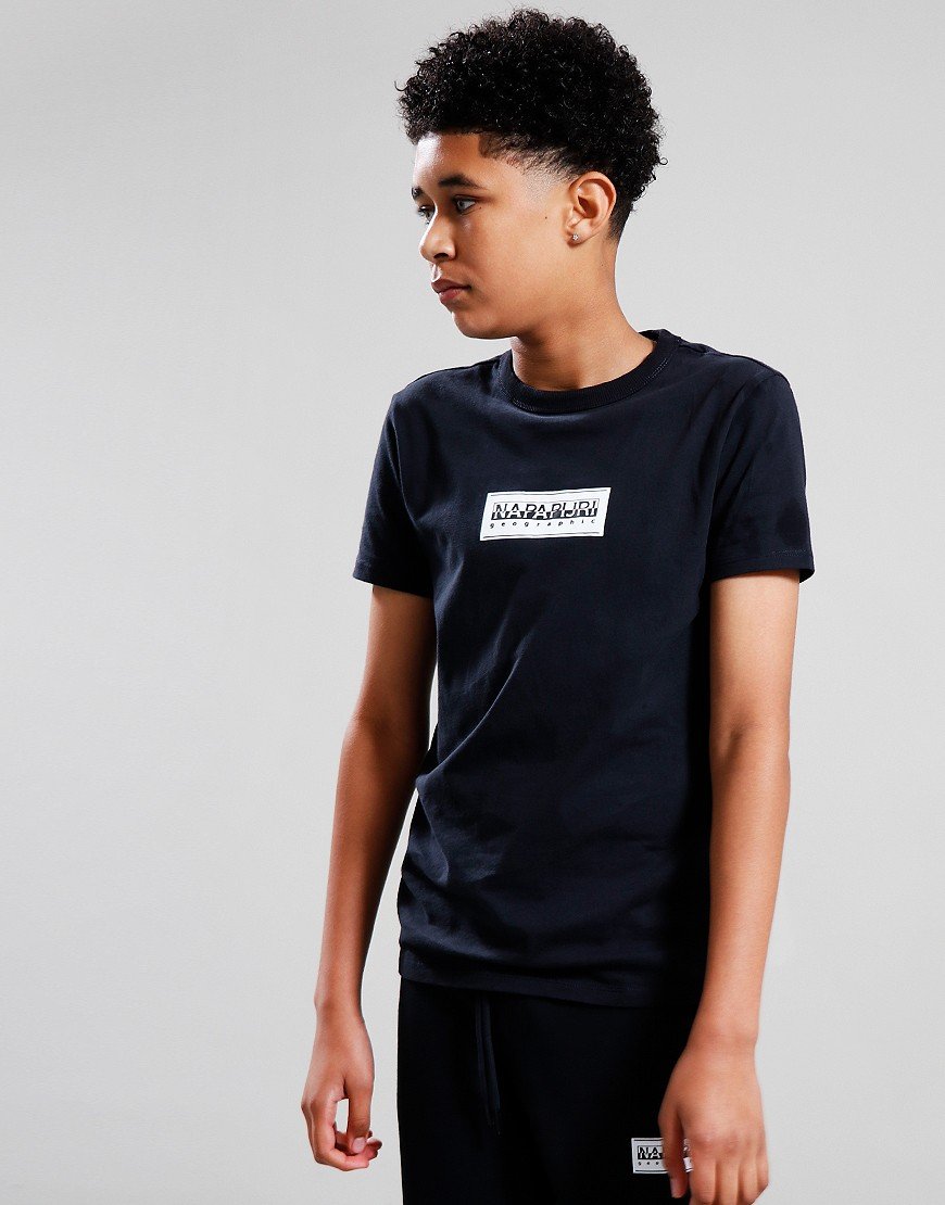 Napapijri Kids S-Chamois T-Shirt Black Napapijri Kids S-Chamois T-Shirt Black