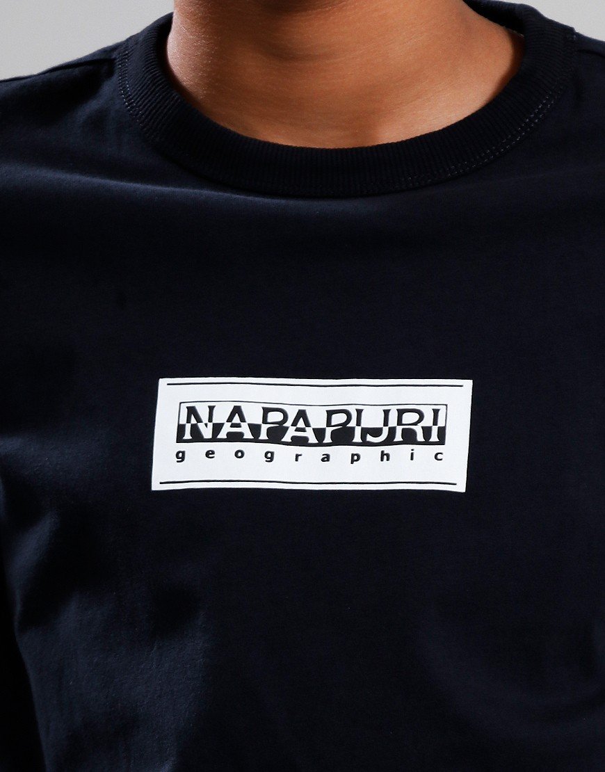 Napapijri Kids S-Chamois T-Shirt Black Napapijri Kids S-Chamois T-Shirt Black