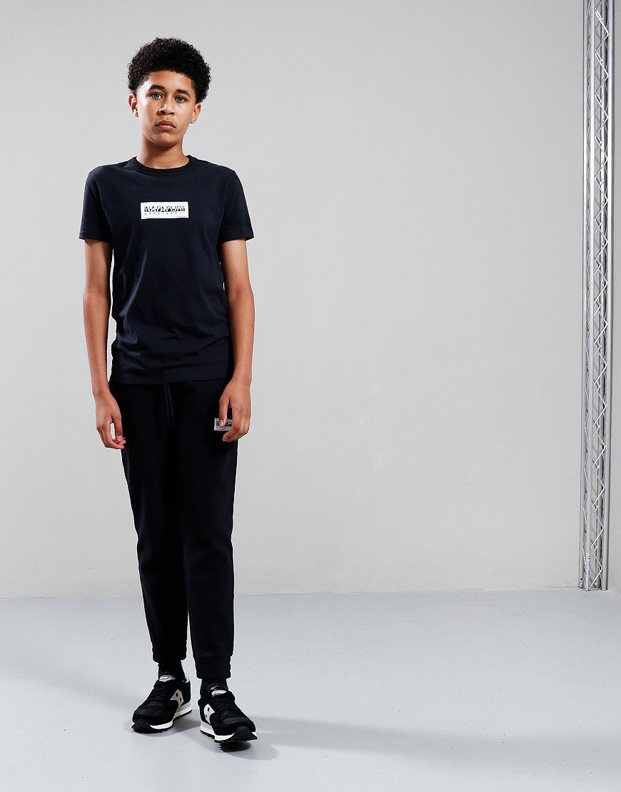 Napapijri Kids S-Chamois T-Shirt Black Napapijri Kids S-Chamois T-Shirt Black