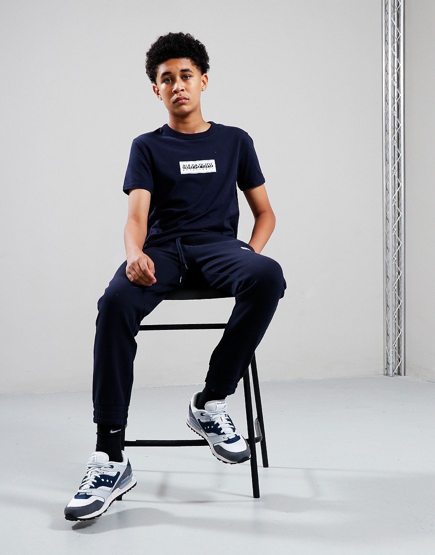 Napapijri Kids S-Chamois T-Shirt Blu Marine Napapijri Kids S-Chamois T-Shirt Blu Marine