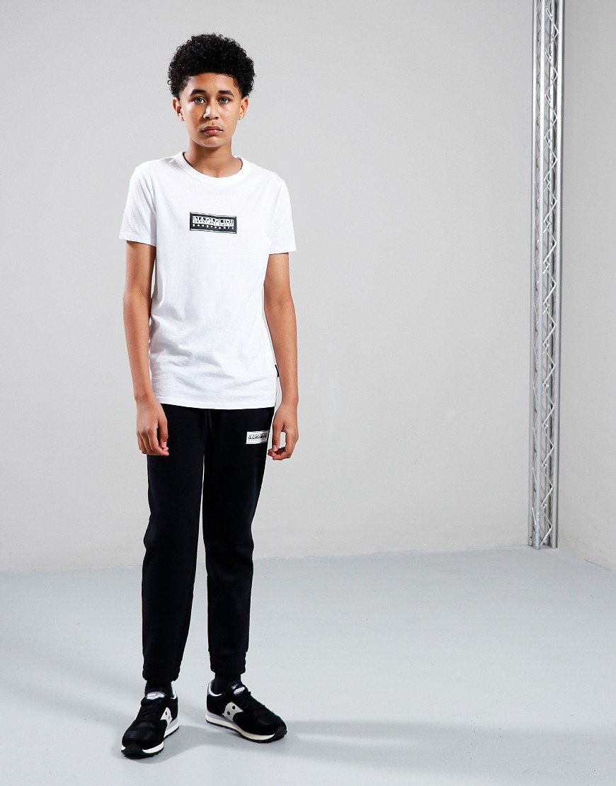 Napapijri Kids S-Chamois T-Shirt Bright White Napapijri Kids S-Chamois T-Shirt Bright White