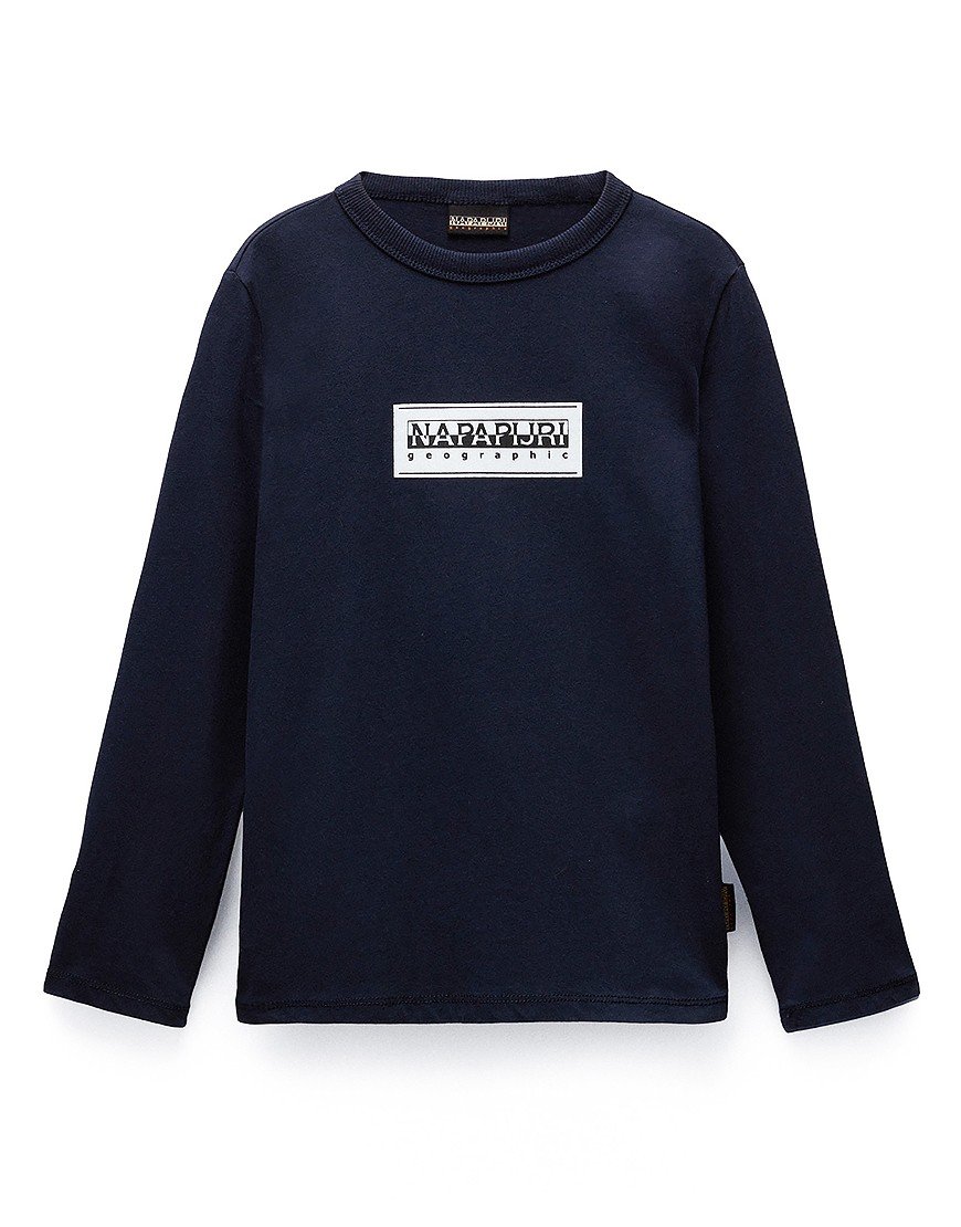 Napapijri Kids S-Chamois Long Sleeve T-Shirt Blu Marine