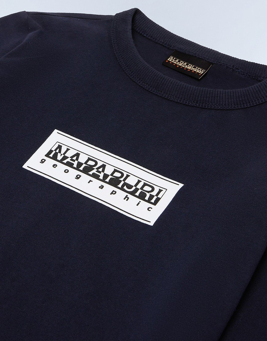 Napapijri Kids S-Chamois Long Sleeve T-Shirt Blu Marine