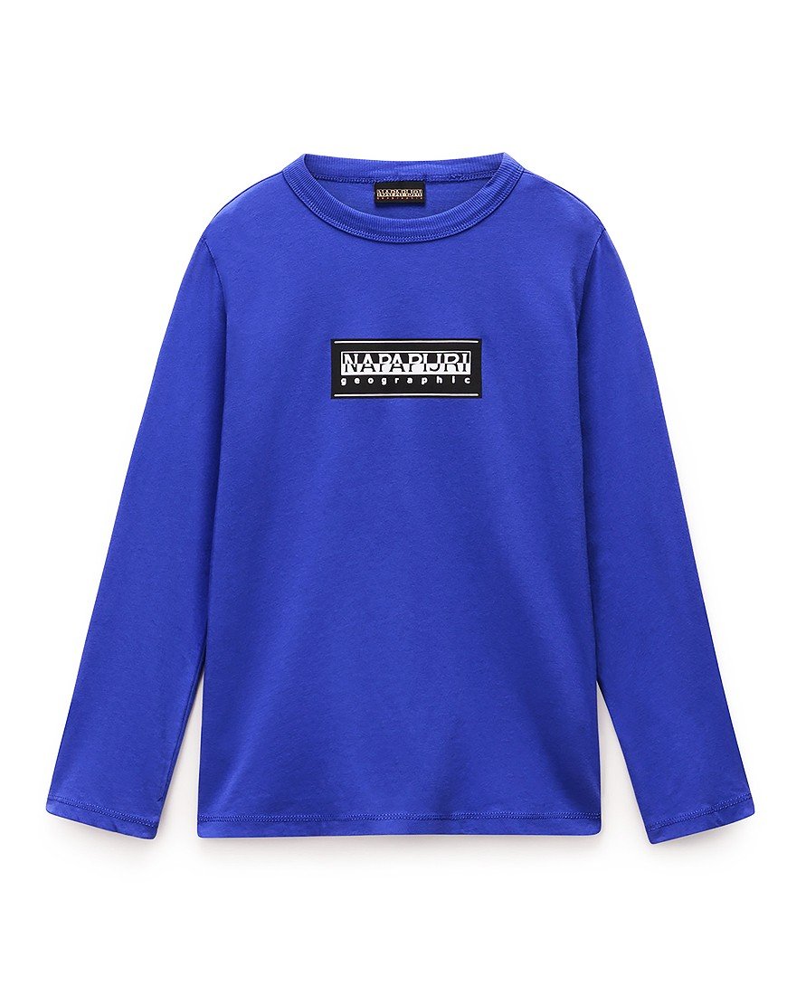 Napapijri Kids S-Chamois Long Sleeve T-Shirt Royal Blue