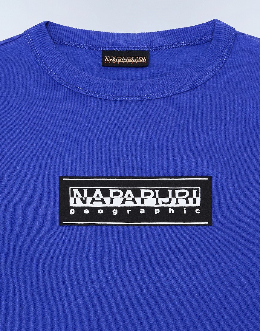 Napapijri Kids S-Chamois Long Sleeve T-Shirt Royal Blue
