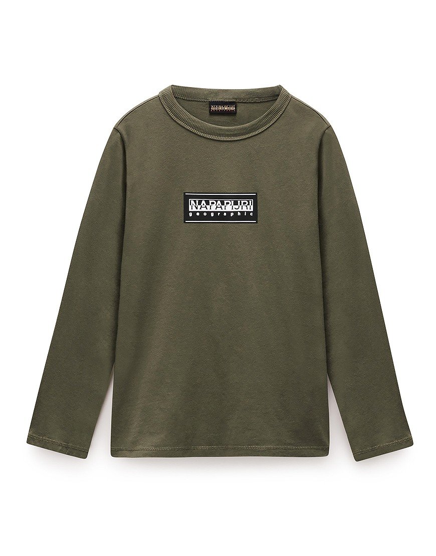 Napapijri Kids S-Chamois Long Sleeve T-Shirt Tea Leaf
