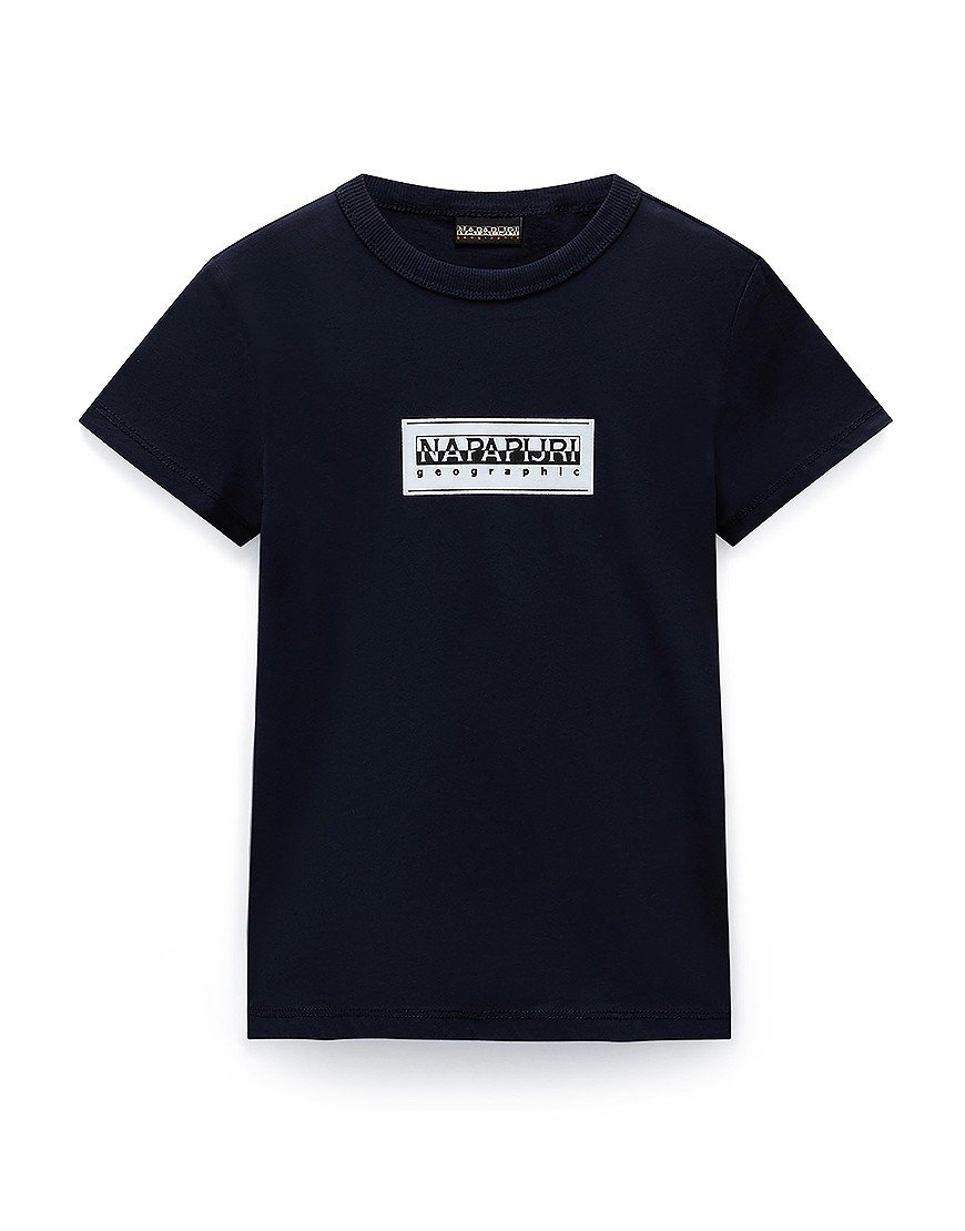 Napapijri Kids S-Chamois T-Shirt Blu Marine