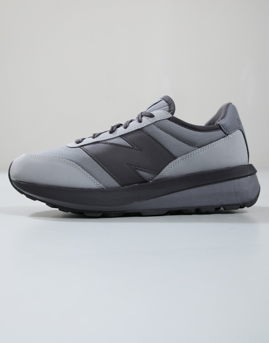 New Balance 370 Trainers Castlerock/Black Cement