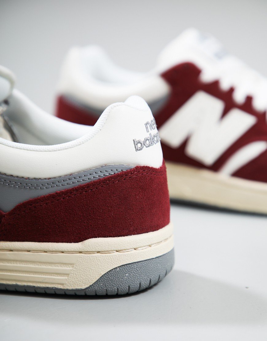 New Balance 480P Trainers Classic Crimson/Sea Salt